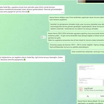 Blueo Markası Ekran Koruyucu Kusurlu Ürün