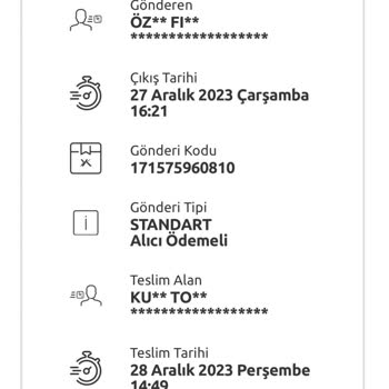 Öykü Fashion Ücret İadesi Yapmıyor