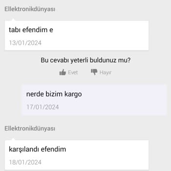 N11 Satın Alınan Üründen Memnuniyetsizlik Ve İletişim Sorunları