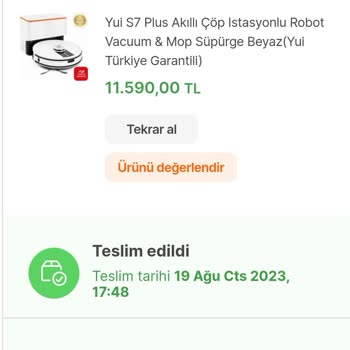 Yui S7 Plus Robot Süpürge Arızası