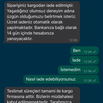 Stradivarius 20 Gündür Bekletilen Kargonun, İsteğim Dışı İade Edilmesi