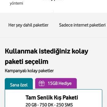Vodafone Kampanya Dahilinde Söz Verilen Hediyelerin Yüklenmemesi