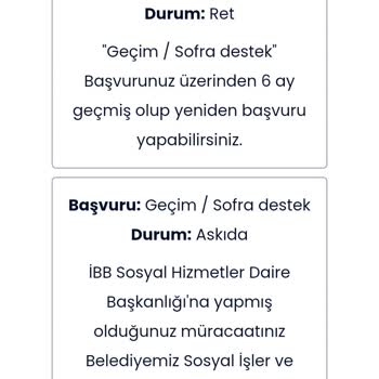 İbb - İstanbul Büyükşehir Belediyesi Yardım Alamıyorum