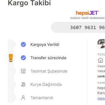 Hepsiburada Türkiye Turu Yaptırılan Kargo