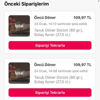 Yemeksepeti Restaurantlarına Gerekli Uyarıyı Yapmaması