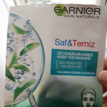 Garnier Maske Yüzümü Yaktı