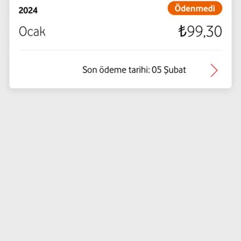 Vodafone Fatura Tutarı Yanlış Hesaplanmış