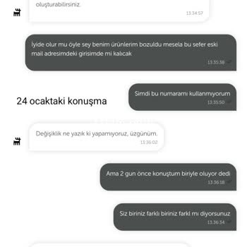 Karaca Züccaciye Karaca Telefon Değişikliği