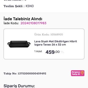 Gratis 2 Aydır Teslim Edilmeyen Ürünler