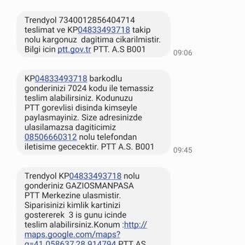 PTT Kargo Gaziosmanpaşa Kargomu Eve Teslim Etmedi