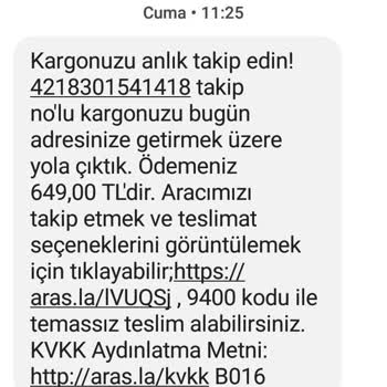 Aras Kargo Mağdur Eden Firmanın Bilgilerini Vermedi