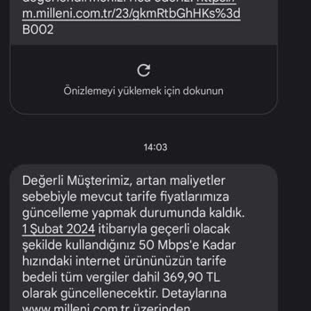 Millenicom Yeni Yıl Fiyatı