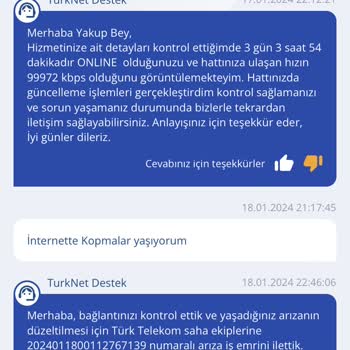 TurkNet Arızayı Çözmüyor Ve İlgilenmiyor