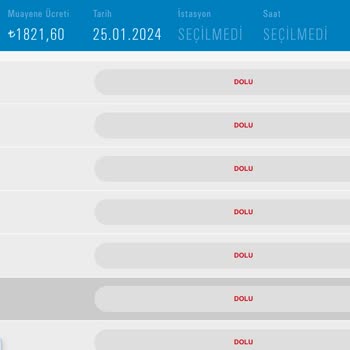 TÜVTÜRK Tüvtürk Randevu Veremiyor!