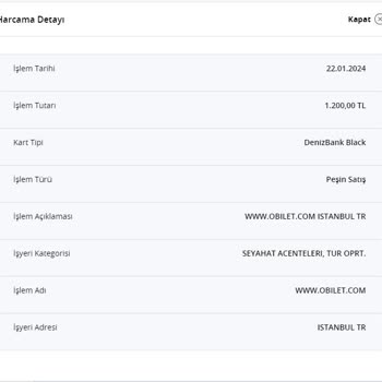 Obilet Firması İlgilenmiyor. Ücret İadesi Yapmıyor