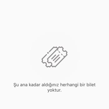 Biletinial.com Biletlerim Kısmında Bilet Gözükmüyor