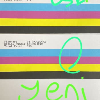 Epson Yeni Baskı Makinesinde Yaşanan Sorunlar