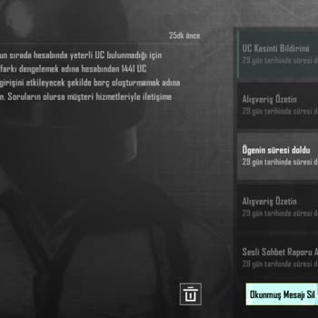 PUBG Mobile Uc Borcum Varmış Hesabımdan Uc Çekti 😀😀