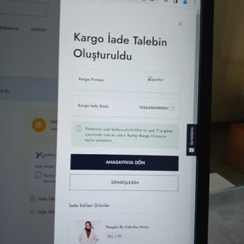 Boyner İadem Yapılmadı Ürün Ortada Yok