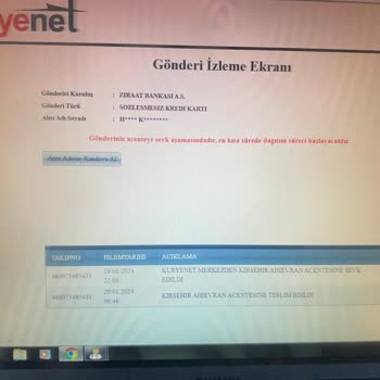 Kuryenet Kurye Gecikmesiyle Mağduriyet Yaşıyorum