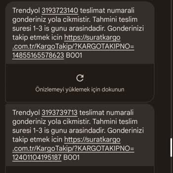 Trendyol Ürünüm Gelmedi Üzgünüm