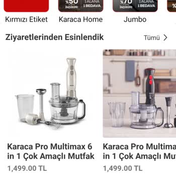 Karaca Züccaciye  Reklam Ve Satış Fiyatı Farklı Gösteriyor