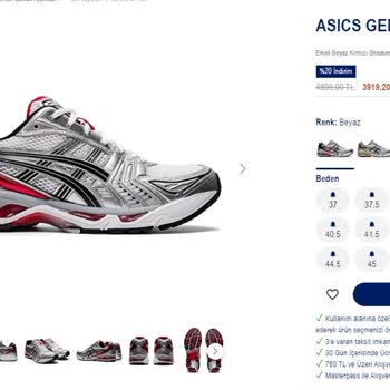 Asics Aynı Model Ve Ürün. 2 Katı Fiyat Farkı