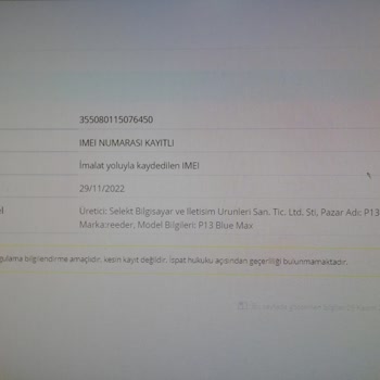 Reeder Garanti Kapsamında Arızanın Giderilmemesi Nedeniyle Şikayetim