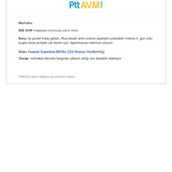 BTB Çevrimiçi Alışverişte Ürün Stok Sorunu Ve İptali