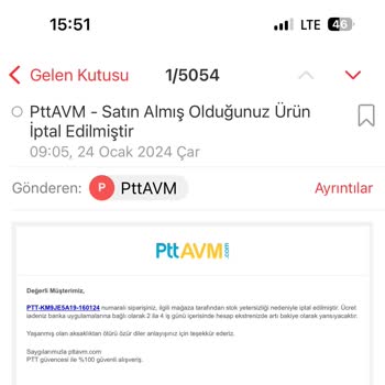 BTB Çevrimiçi Alışverişte Ürün Stok Sorunu Ve İptali