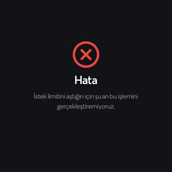 Papara İstek Limiti Aşıldı Uyarısı