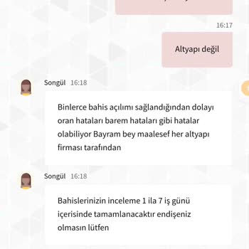 12Numara Bahis Ödeme Beklerken Mağduriyet Yaşadım