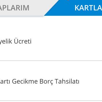 Denizbank Yıllık Üyelik Ücreti Kesintisi