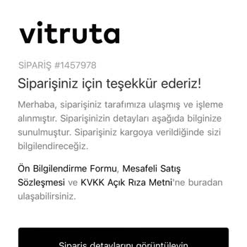 Vitruta'dan Siparişim Neden Hazırlanmıyor?