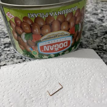 Doğan Konserve Barbunyanın İçinden Zımba Teli Çıktı!