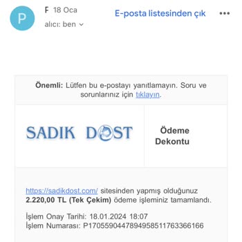 SadıkDost (sadikdost.com) Sadıkdost Güvenmeyiniz Tavsiye