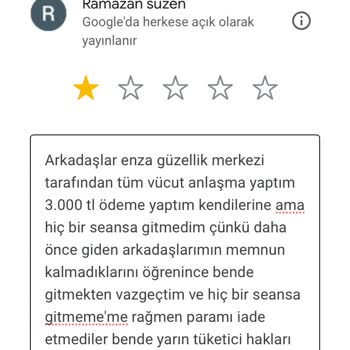 Enza Güzellik Merkezleri Mahkemeye Baş Vuracağım.
