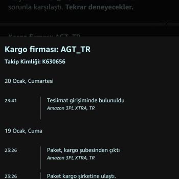 AGT Kargo Ürünümü Teslim Etmiyor Ve Muhatap Bulamıyorum