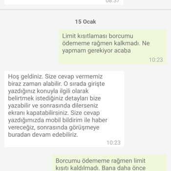 Enpara Limit Kısıtı Kaldırılmıyor