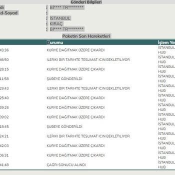 UPS Kargomu Teslim Etmiyor