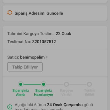 Trendyol Dan Vermiş Olduğum Sipariş Tarafıma Teslim Olmadı