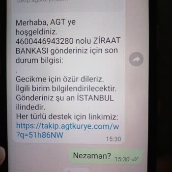 AGT Kargo 2 Haftadır Kargomu Teslim Etmiyor