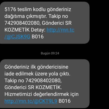 MNG Kargo Kargomu Evime Teslim Etmemiştir