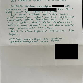 Tatil Sepeti Erken Rezervasyon Sonrası Fiyat İadesi Konusunda Yaşanan Sorunlar