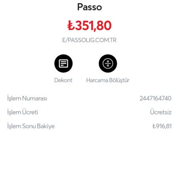 Passolig Kart Başvurusu Şikayeti