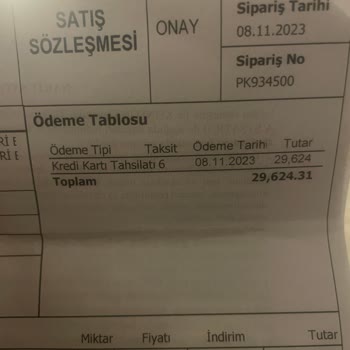 Konfor Mobilya Teslim Edilmeyen Ürün