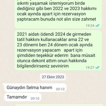 Royal Doğa Tur Devre Mülk Rezervasyonu İçin İletişim Sorunları