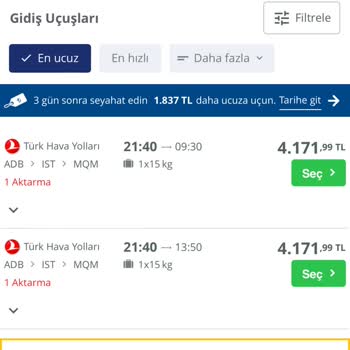 THY Pahalı Biletler Uçak