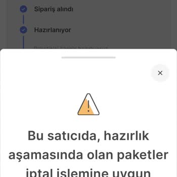 Hepsiburada Sipariş İptali!