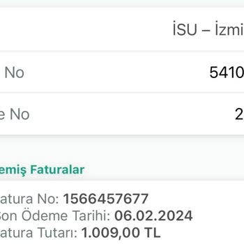 Kocaeli Büyükşehir Belediyesi İSU Kocaeli Fazla Fatura Yükleme